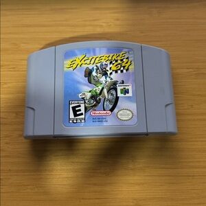 Excitebike 64 - Gray Nintendo 64 N64 Cartridge Authentic and Working